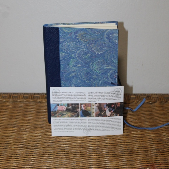 Giulio Giannini & Figlio. Handcrafted Italian Marbled Hardcover Journal.